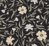 Aster Black by Rifle Paper Co. Wallpaper