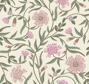 Aster Rose Wallpaper by Rifle Paper Co.
