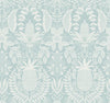 Pineapple Damask Light Blue by Rifle Paper Co. Wallpaper