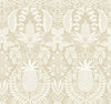 Pineapple Damask Linen by Rifle Paper Co. Wallpaper