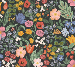 Blossom Black Wallpaper by Rifle Paper Co.