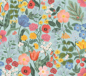 Blossom Light Blue Wallpaper by Rifle Paper Co.