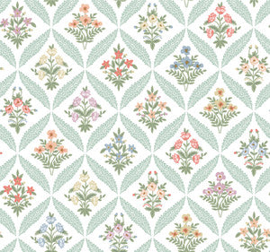 Estee Garden Pastel Wallpaper by Rifle Paper Co.