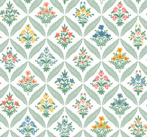 Estee Garden Sage Multi by Rifle Paper Co. Wallpaper