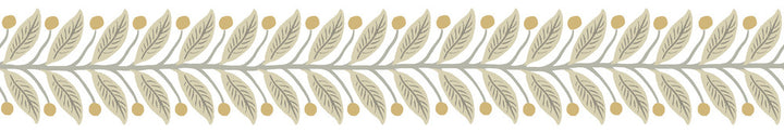 Linen Garden Wallpaper Trim by Rifle Paper Co. Rifle Paper Co. 3rd Edition Covers about 4.4 square feet 3.5-in by 15-ft long roll Unpasted 0 - Fabric Carolina -