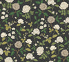 Roses Black by Rifle Paper Co. Wallpaper