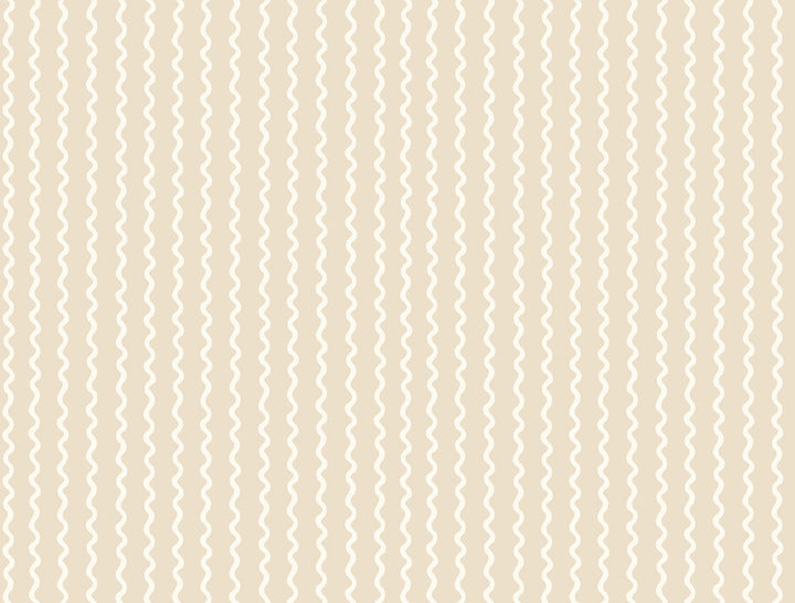 Rickrack Linen Wallpaper by Rifle Paper Co. Rifle Paper Co. 3rd Edition Covers about 60.8 square feet 27-in by 27-ft long roll Unpasted 20.5 - Fabric Carolina -