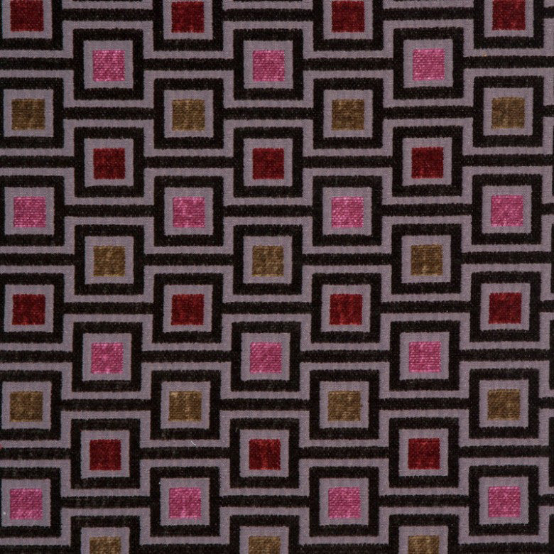 Radio City # 01 Twilight by Maxwell Fabric STUDIO-NEW YORK 52% ACRYLIC 42% POLYESTER
6% VISCOSE TURKEY </p><p>Repeat: Horizontal: H-3.3 and Vertical: V-6.3 54.6" - Fabric Carolina -