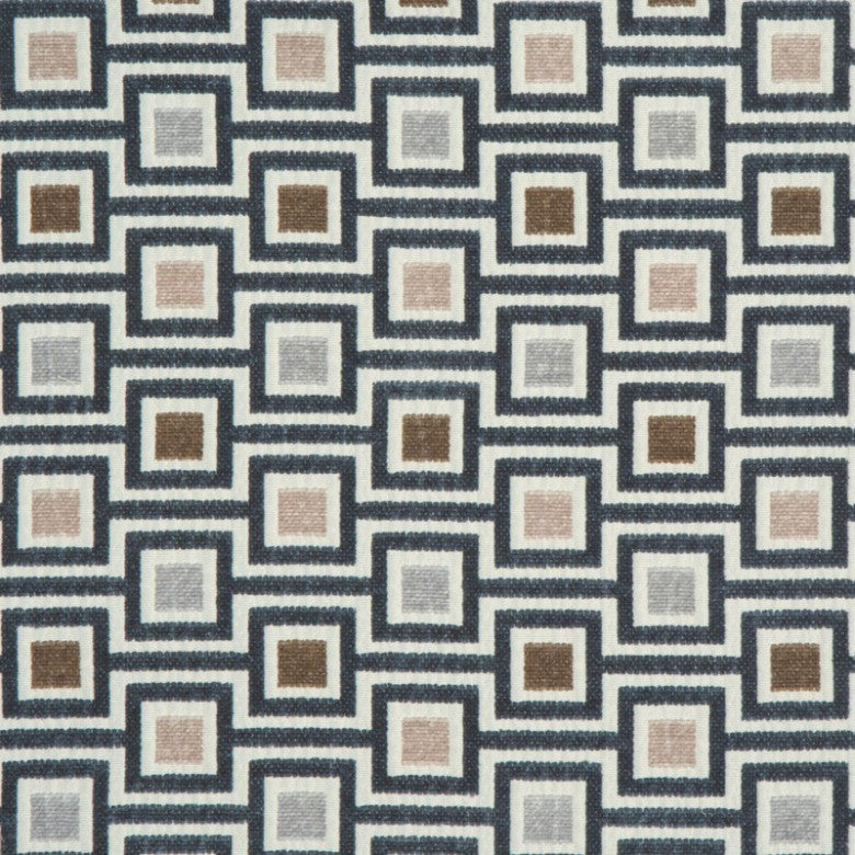 Radio City # 307 Surf by Maxwell Fabric STUDIO-NEW YORK 52% ACRYLIC/42% POLYESTER
6% VISCOSE TURKEY See sample </p><p>Repeat: Horizontal: 3.3" and Vertical: 6.3" 54.6" - Fabric Carolina -