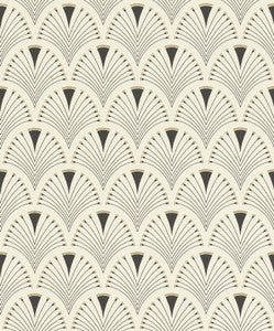 Ruhlmann Cream Fan Wallpaper by Rasch