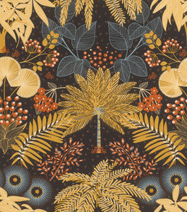 Leonor Mustard Bohemian Jungle Wallpaper by Rasch