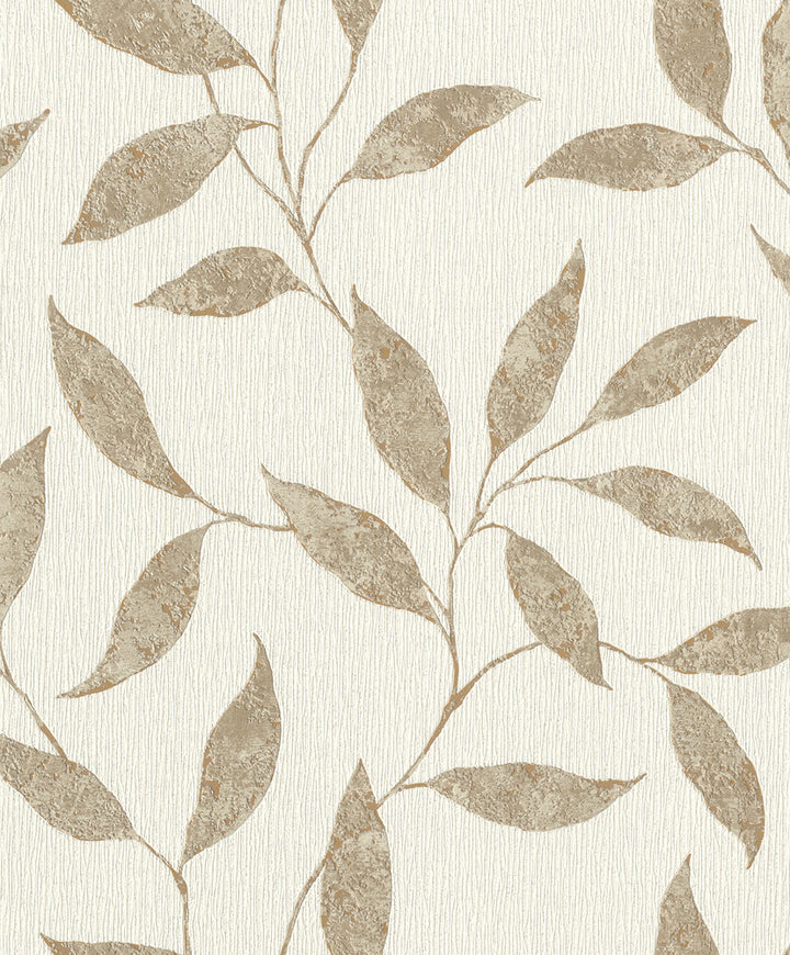 Amble Cream Vine Wallpaper by Rasch Rasch Covers about 57.5 square feet Germany Unpasted 12.6-in repeat, drop match 20.9-in by 33-ft long roll - Fabric Carolina -