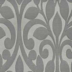 Rhine Silver by Norbar Fabric 100% POLYESTER CHINA 21 3/4"V 14 3/4"H 58 - Fabric Carolina -