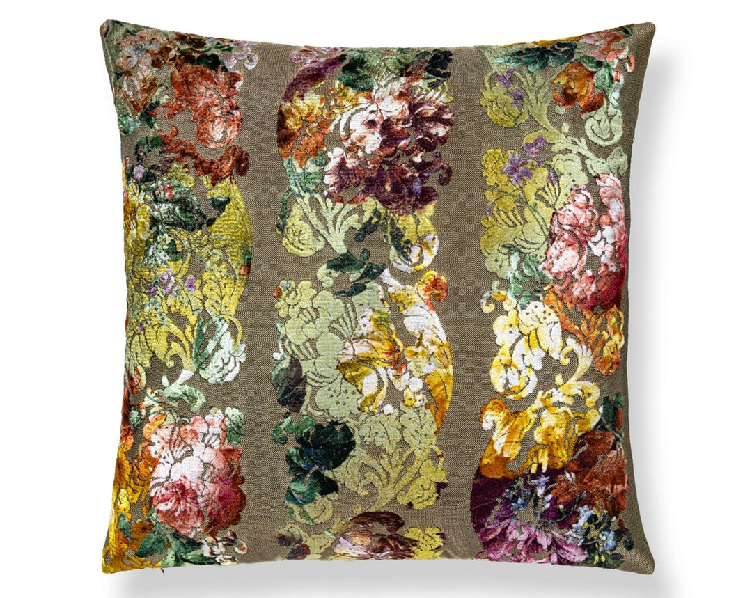 Jardin Colbert Pillow 22 X 22 - Tendril Green RHJARDNPILL0002 by Scalamandre Designer Pillow