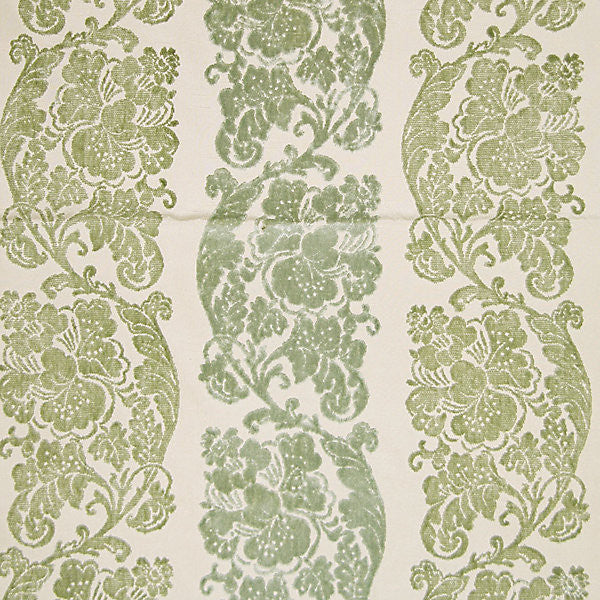 Riggato Graziella/Jade 0255-001 by Grey Watkins Fabric 81% POLYESTER 19% RAYON GERMANY HEAVY DUTY Horizontal: 17" and Vertical: 13.75" 55" - Fabric Carolina -