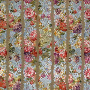 Jardin Colbert/Blue Satin Rh 00011838 by Old World Weavers Fabric