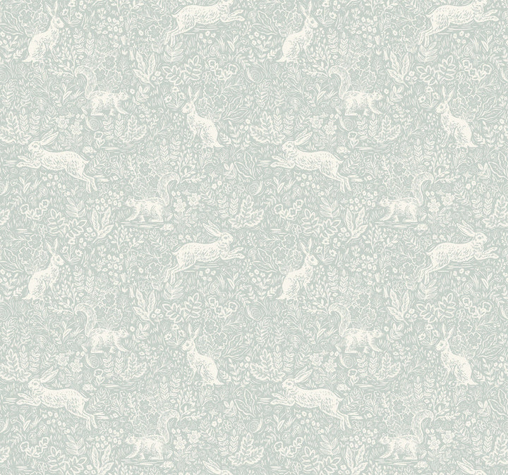 Fable Mineral Wallpaper by Rifle Paper Co. Designer Rifle Paper Co. Covers about 60.8 square feet 27-in by 27-ft long roll Unpasted 25.25 - Swanky Fabrics -