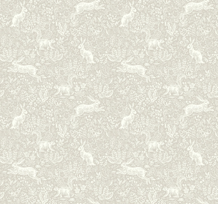 Fable Linen Wallpaper by Rifle Paper Co. Rifle Paper Co. Covers about 60.8 square feet 27-in by 27-ft long roll Unpasted 25.25 - Fabric Carolina -