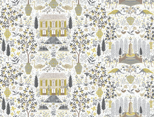 Camont Linen & Gold by Rifle Paper Co. Wallpaper