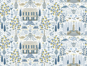 Camont Indigo Wallpaper by Rifle Paper Co.