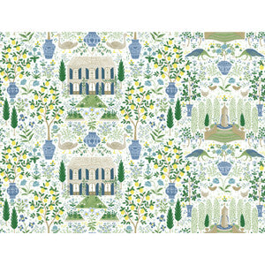 Camont Blue & Green Wallpaper by Rifle Paper Co.