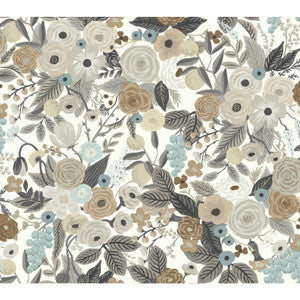 Garden Party Brown & Beige Wallpaper by Rifle Paper Co.