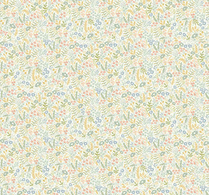 Tapestry Light Mustard Wallpaper by Rifle Paper Co.