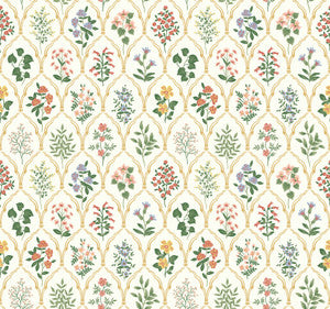 Hawthorne Cream Wallpaper by Rifle Paper Co.