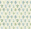 Hawthorne Blue & Green by Rifle Paper Co. Wallpaper