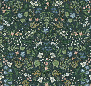 Wildwood Hunter Green Wallpaper by Rifle Paper Co.