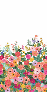 Garden Party Bright Pink Wall Mural by Rifle Paper Co.