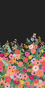 Garden Party Black Wall Mural by Rifle Paper Co.