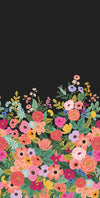 Garden Party Black Multi by Rifle Paper Co. Mural