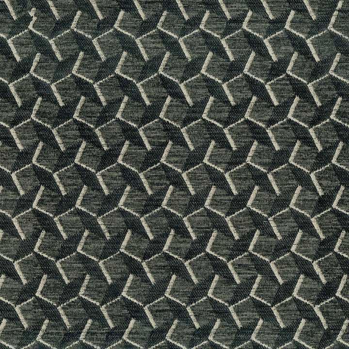 Deflect 908 Charcoal by ABBEYSHEA Designer Fabric 100% Polyester China 18,000 Double Rubs (Wyzenbeek) </p><p>Repeat: Horizontal: 1.4" (3.5 cm) Up the Roll and Vertical: 1.4" (3.5 cm) Across the Roll 54" (137 cm) - Swanky Fabrics -