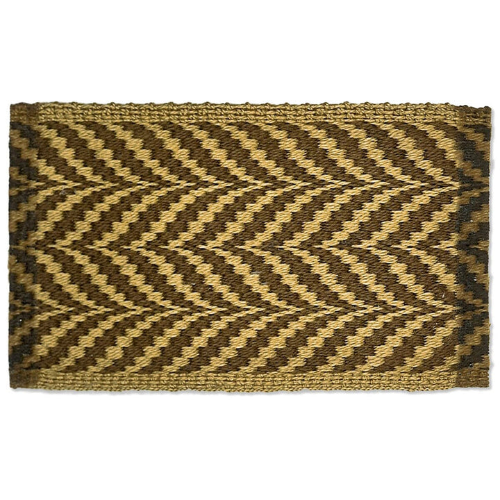 Riley 2 Chocolate by Stout Trim NEW WORLD TAPES & BORDERS 100%SVI GERMANY </p><p>Repeat: 0 2.25 in - Fabric Carolina -