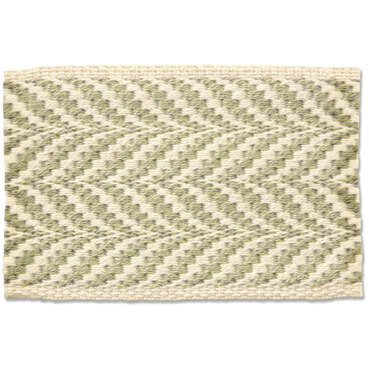 Riley 5 Seafoam by Stout Trim Stout Trim Riley 5 SeafoamTrim NEW WORLD TAPES & BORDERS GERMANY </p><p>Repeat: H: 0.500, V: 0.000 2.25 in - Fabric Carolina -