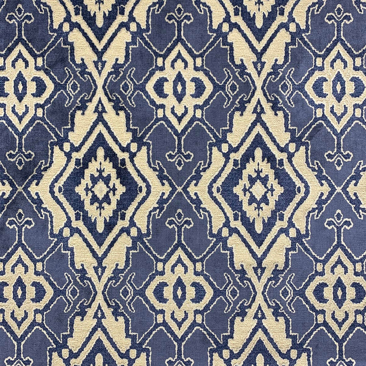 Rinso Sapphire by Magnolia Fabric - 45 Cot, 37 Vis, 18 Poly India 100000 Horizontal: 13.5 and Vertical: 17.5 54.25 - Fabric Carolina -