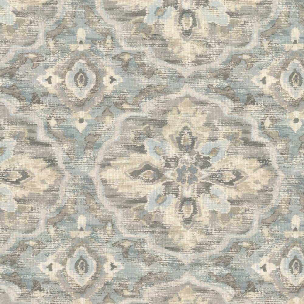 Rios 1 Moonstone by Stout Fabric Stout Fabric Rios 1 MoonstoneFabric Comfortable Living Moonstone/Sapphire 67%Svi 33%Lin Spain </p><p>Repeat: H: 13.5, V: 0 54 in - Fabric Carolina -