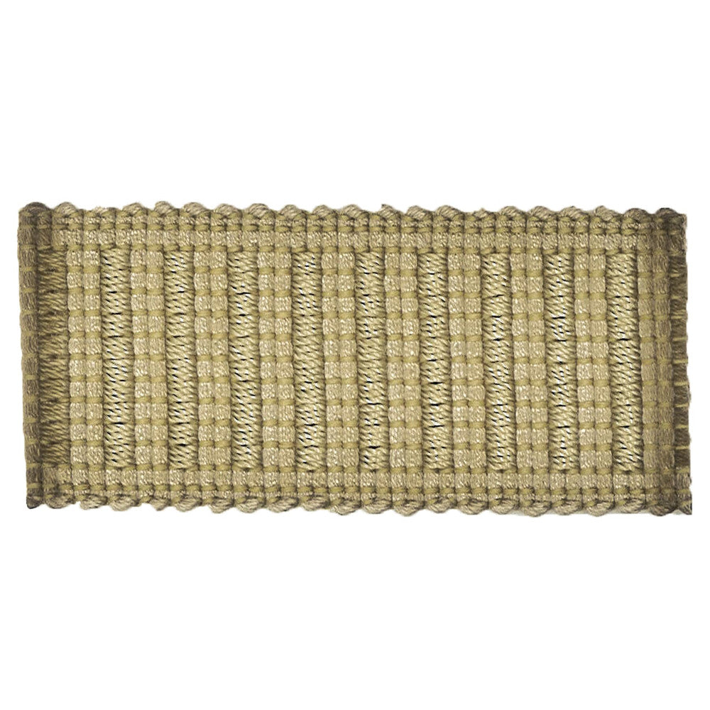 Ritual 5 Khaki by Stout Trim Stout Trim Ritual 5 KhakiTrim MOONDUST TRIM CHINA </p><p>Repeat: H: 0.000, V: 0.000 1.5 in - Fabric Carolina -