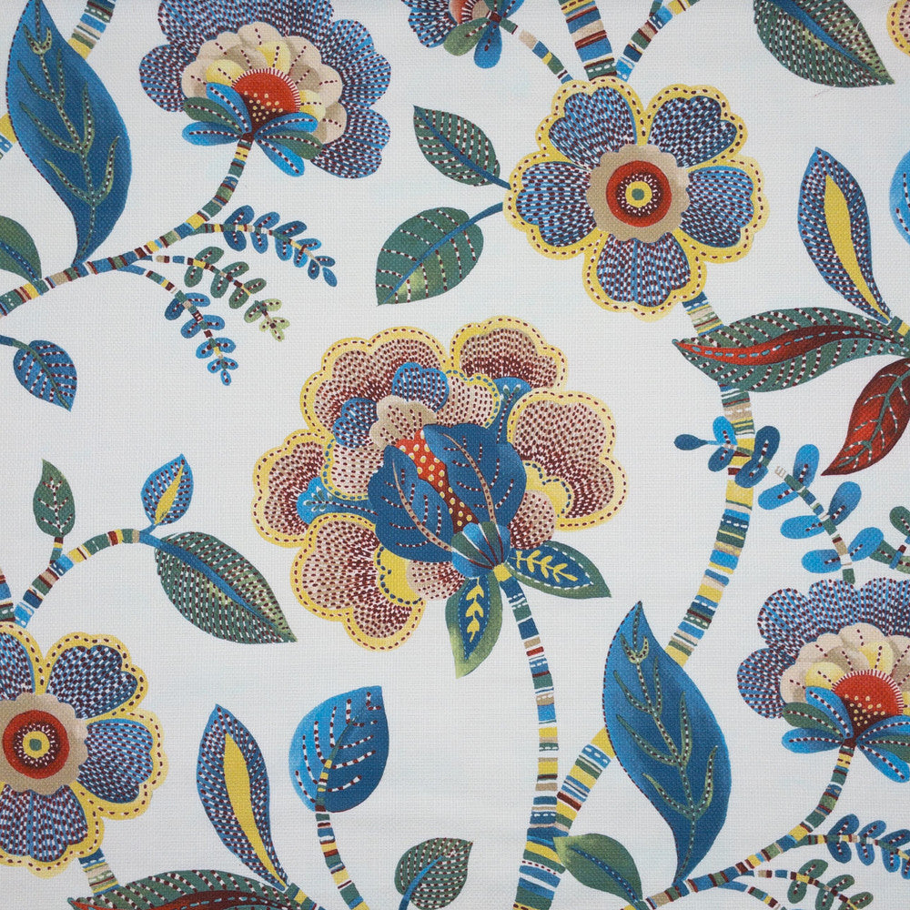 Riviera 1 Partytime by Stout Fabric COMFORTABLE LIVING QUARTZ/TILE 100%COT SOUTH KOREA Horizontal: 27.250 and Vertical: 26.250 54.5 in - Fabric Carolina -