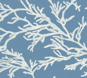 Riviera Sky 161 by Norbar Designer Fabric HEAT WAVE 100% SOLUTION DYED ACRYLIC GERMANY 24 1/2"V 26"H 53 - Swanky Fabrics -