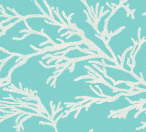 Riviera Turquoise 162 by Norbar Designer Fabric HEAT WAVE 100% SOLUTION DYED ACRYLIC GERMANY 24 1/2"V 26"H 53 - Swanky Fabrics -