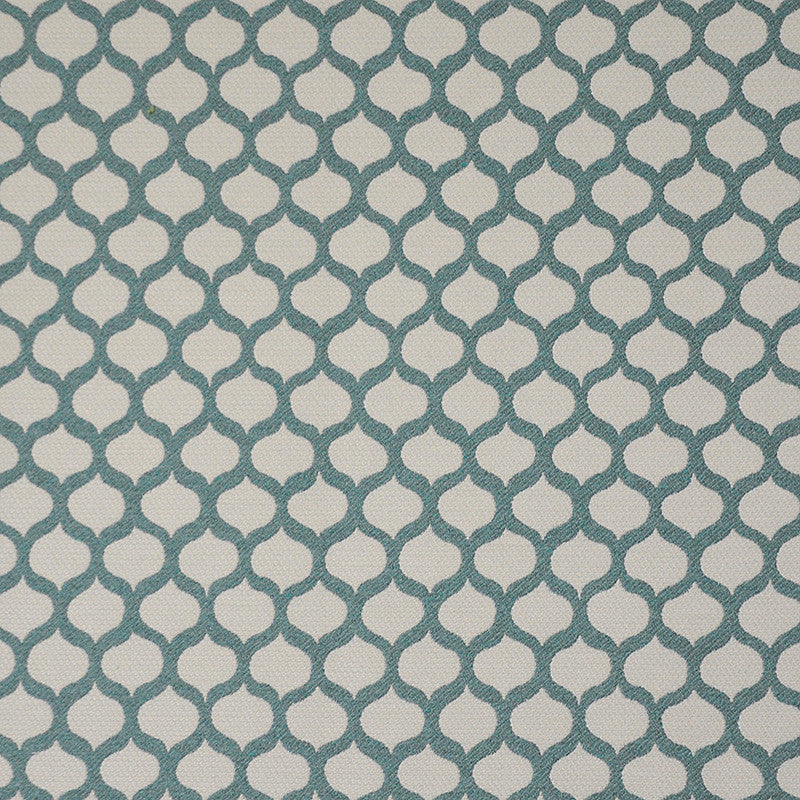 Ring Master # 131 Teal by Maxwell Fabric COLOR WAVES-WILD OCEAN 50% COTTON/38% POLYESTER
8% VISCOSE/4% ACRYLIC ITALY See sample </p><p>Repeat: Horizontal: 1.4" and Vertical: 2" 54.3/55" - Fabric Carolina -
