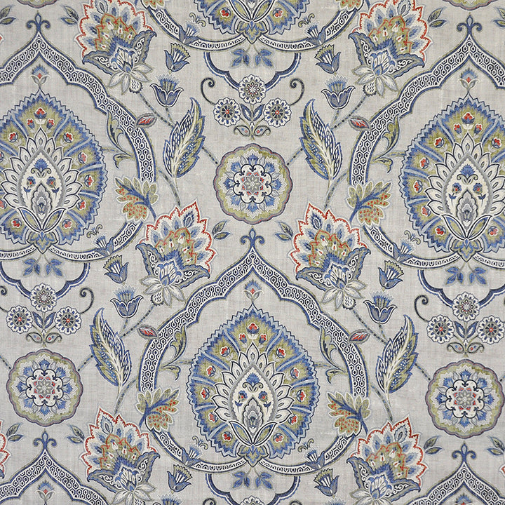 Royal Botanic # 121 Platinum by Maxwell Fabric Color Theory-Vol.Ii True Blue 100% COTTON SPAIN V&H-27" 54" - Fabric Carolina -