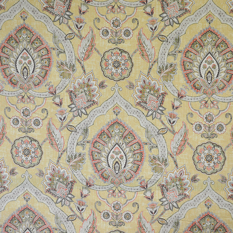 Royal Botanic # 539 Trophy by Maxwell Fabric COLOR THEORY-VOL.II FOOL'S GOLD 100% COTTON SPAIN See sample </p><p>Repeat: Horizontal: 27" and Vertical: & 54" - Fabric Carolina -