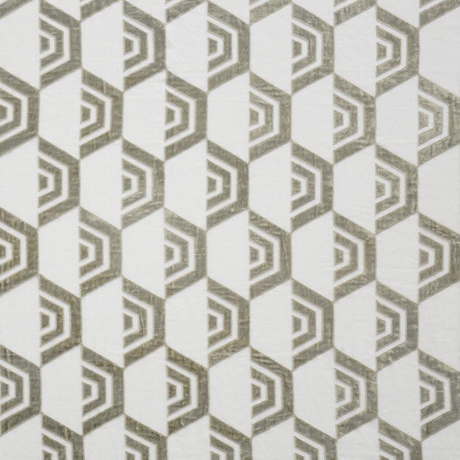 Raf # 276 Mink by Maxwell Fabric Telafina Season Xii 100% LINEN NONE INDIA V-7.9"H-4.75" 54"EMB51.5 - Fabric Carolina -