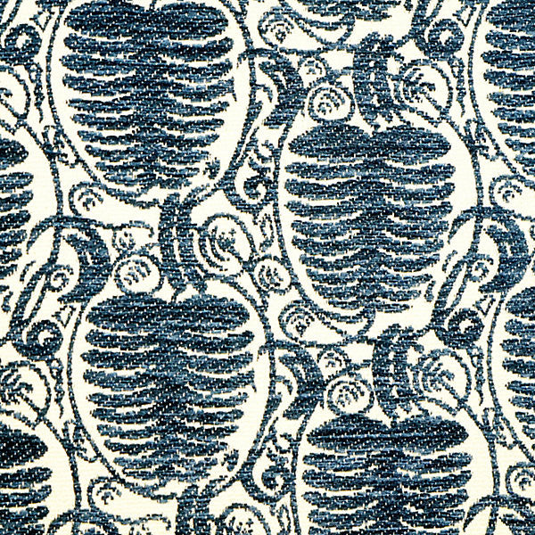Veneto Pine/Blue by Grey Watkins Fabric Grey Watkins Fabric Veneto Pine/BlueFabric 45% VISCOSE 44% ACRYLIC 11% COTTON ITALY </p><p>Repeat: H: 4.5", V: 6.75" 54" - Fabric Carolina -