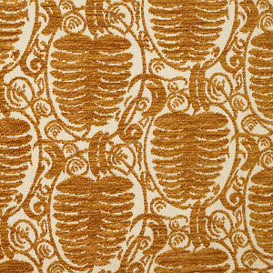 Veneto Pine/Gold by Grey Watkins Fabric