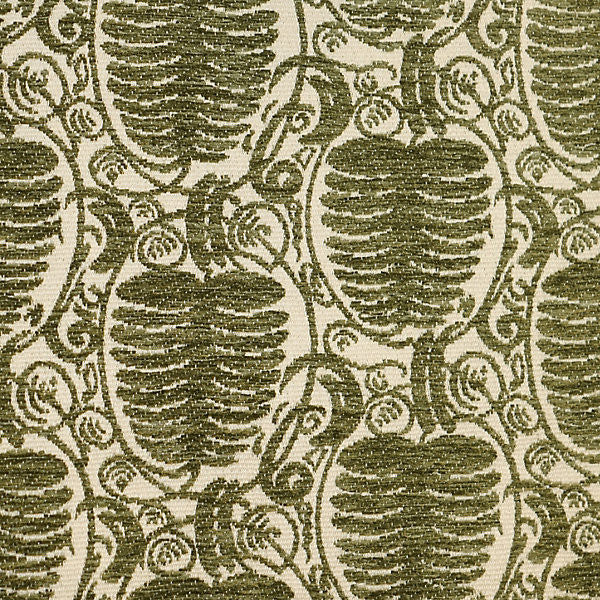 Veneto Pine/Fern 9519-004 by Grey Watkins Fabric SCALAMANDRE WAREHOUSE 45% VISCOSE 44% ACRYLIC 11% COTTON ITALY MEDIUM DUTY Horizontal: 4.5" and Vertical: 6.75" 54" - Fabric Carolina -