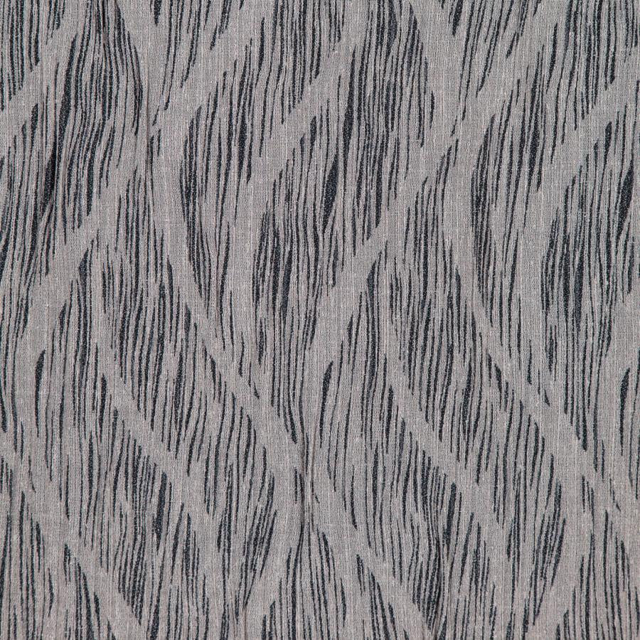 Richter # 607 Script by Maxwell Fabric WIDE WIDTH DRAPERY 100% POLYESTER TURKEY V-15.4"H-7.4" 122" - Fabric Carolina -